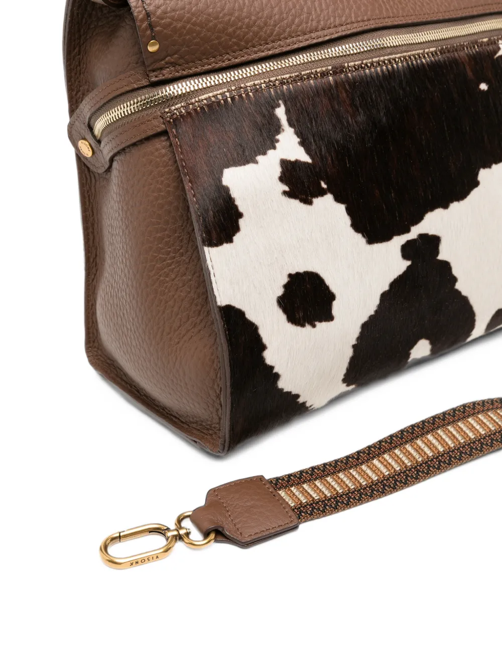 VISONA` Felicita Mucca shopper Bruin