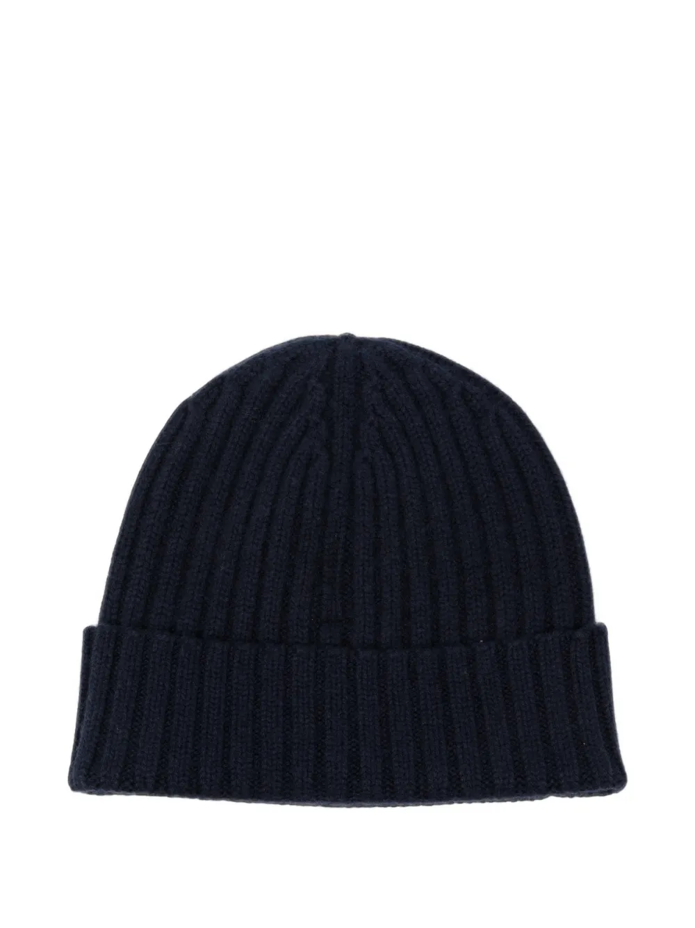 MC2 Saint Barth Wengen embroidered ribbed-knit beanie hat Blauw