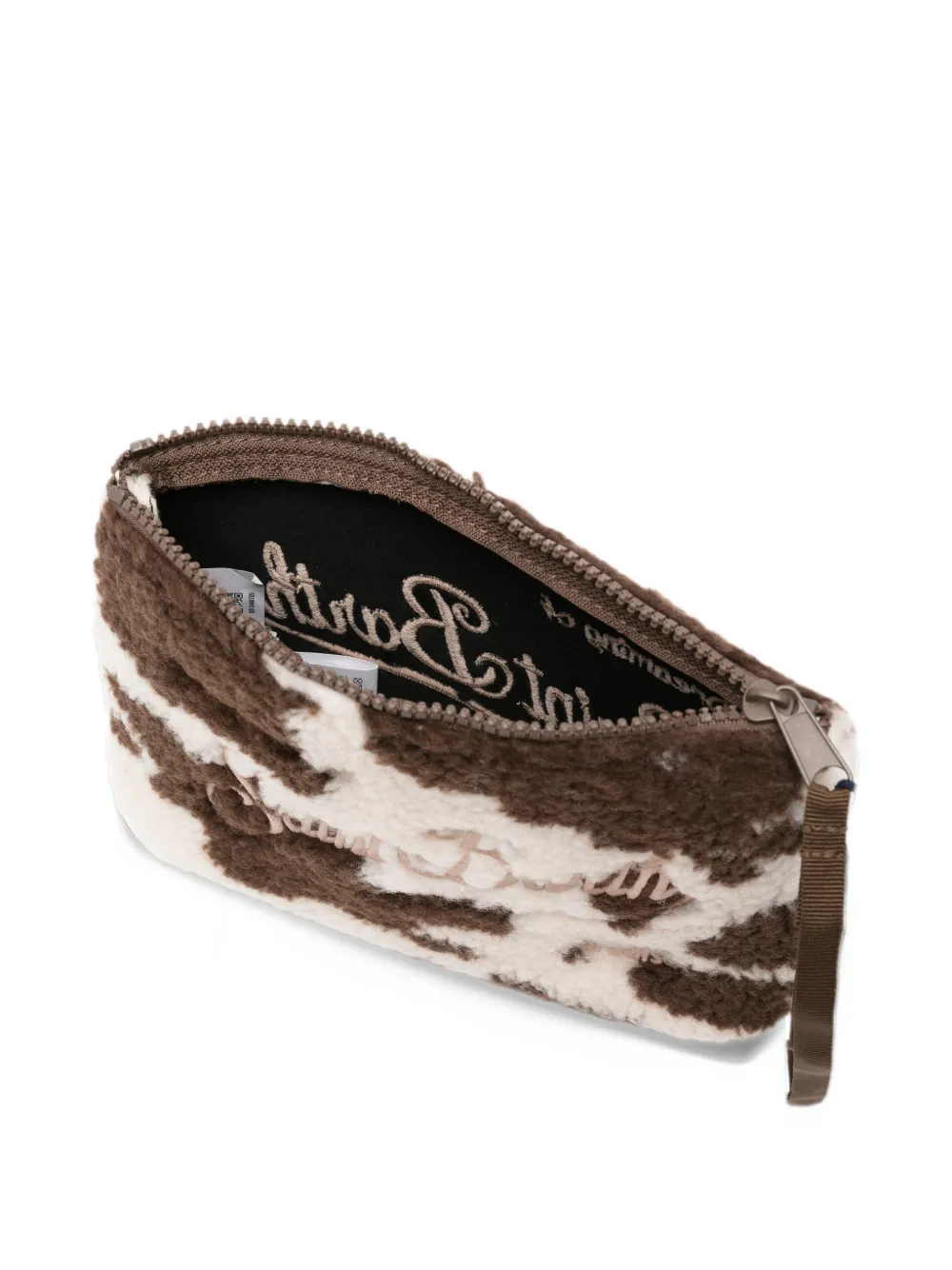 MC2 Saint Barth Aline teddy clutch bag Bruin
