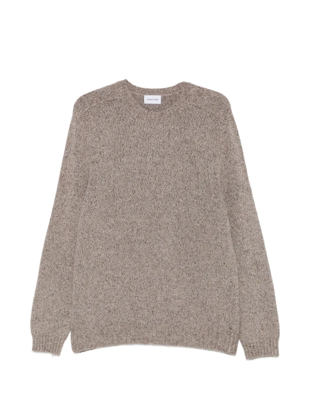 SCAGLIONE marl-knit crew-neck sweater