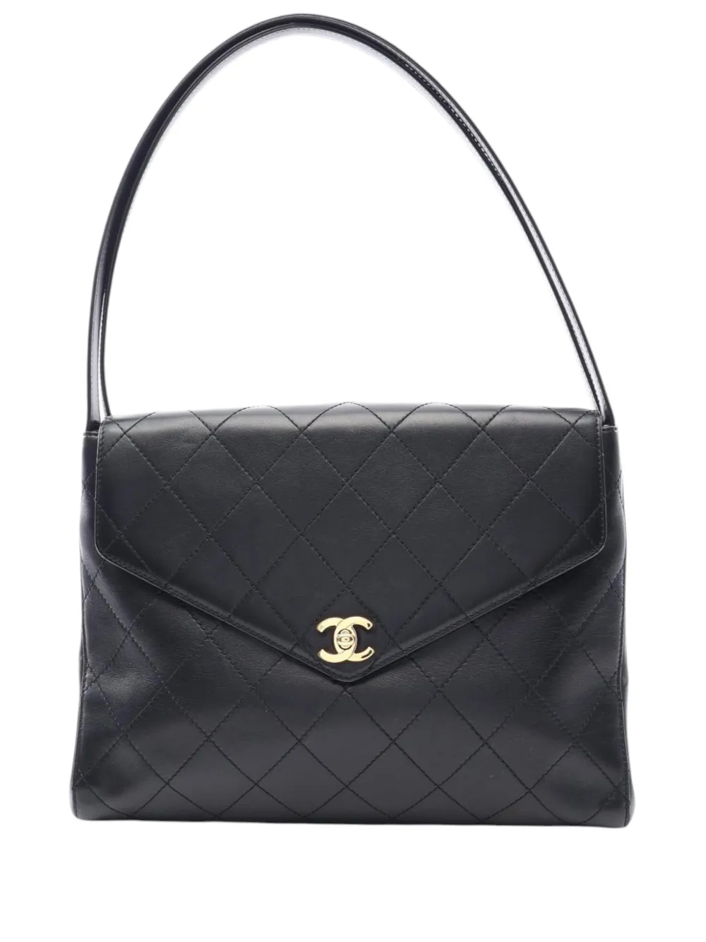 CHANEL Pre-Owned 1997-1999 CC Quilted Lambskin handbag - Schwarz