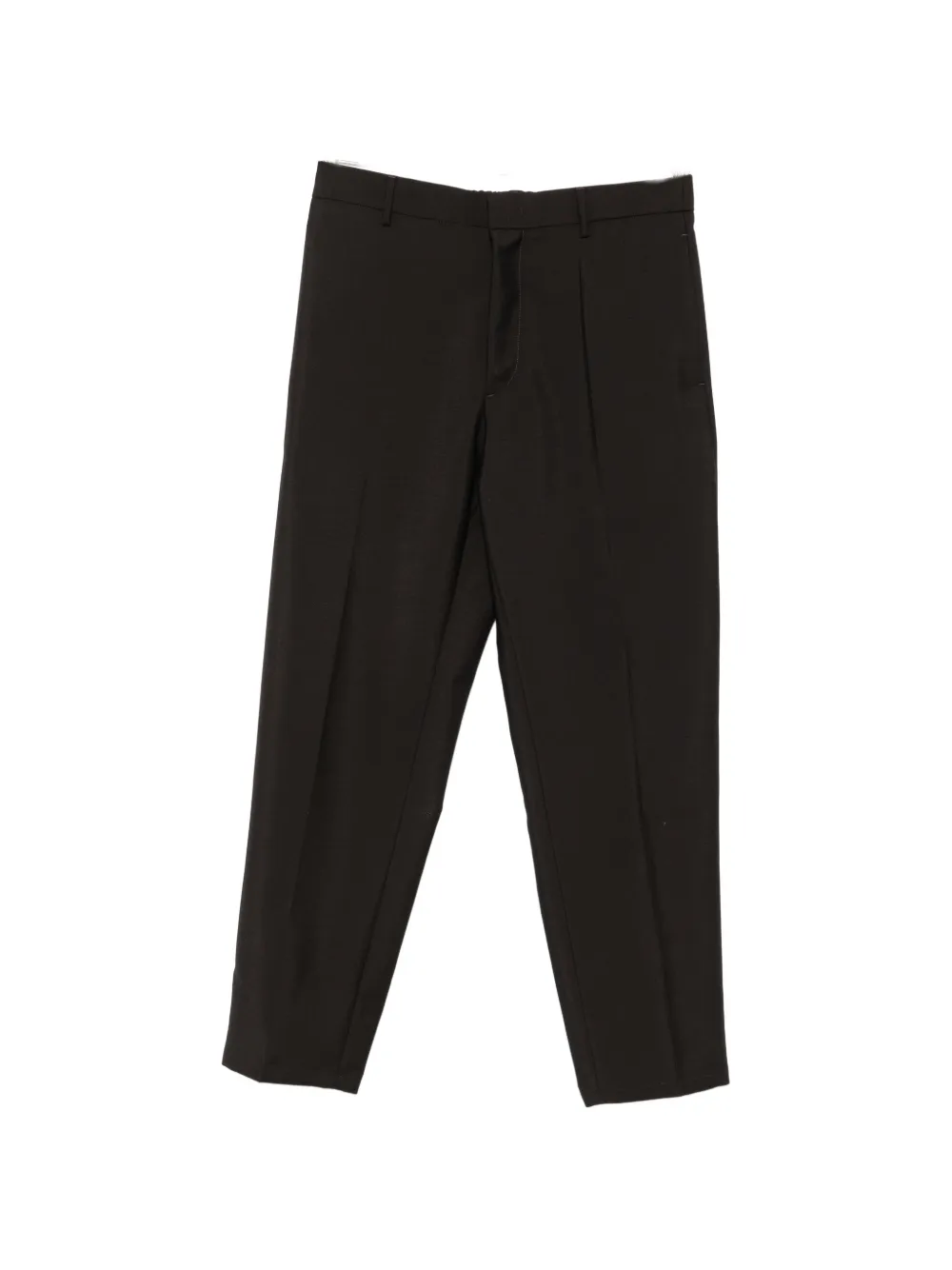Jil Sander pressed-crease tailored trousers - Schwarz