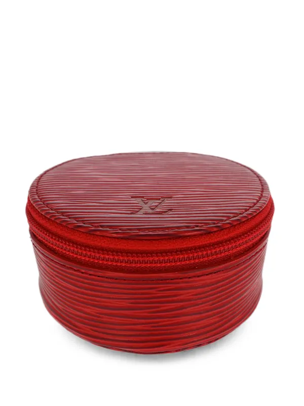 Louis Vuitton Pre-owned Epi Ecrin Bijou 8 Jewellery Case in Red