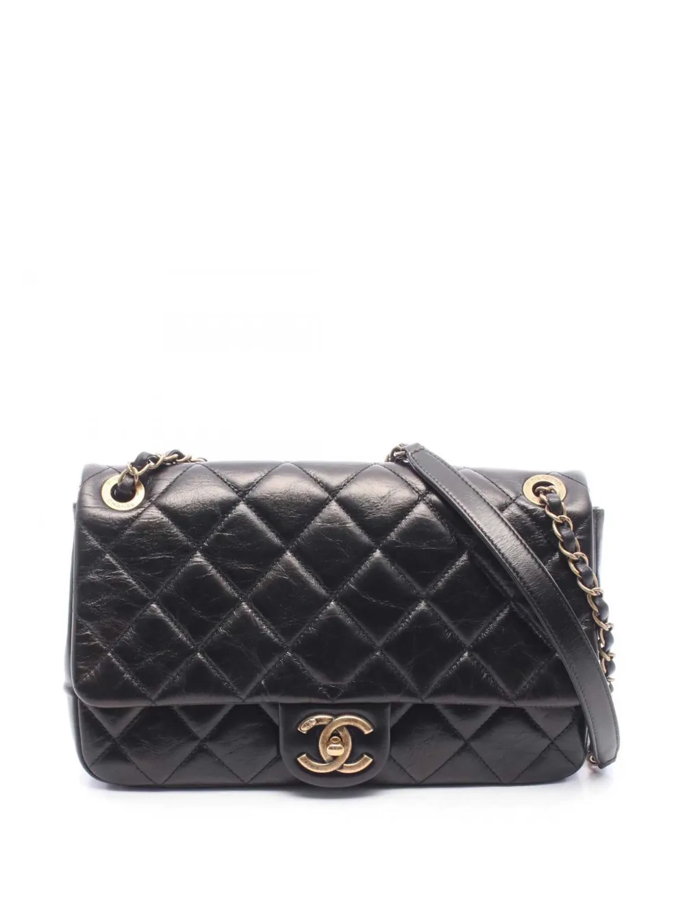 CHANEL Pre-Owned 2015-2016 Paris-Salzburg Quilted CC Flap Bag shoulder bag - Nero