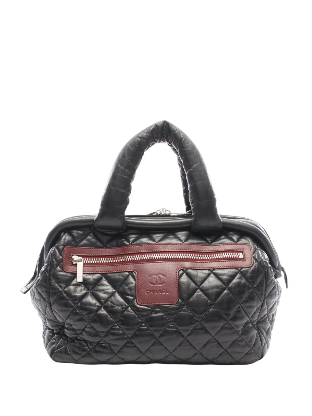 CHANEL Pre-Owned 2009-2010 Lambskin Coco Cocoon handbag - Nero