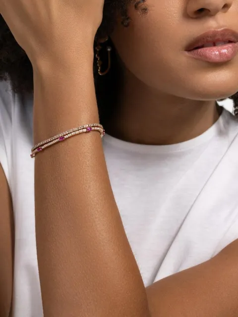 Roberto Demeglio pulsera stretch con diamantes