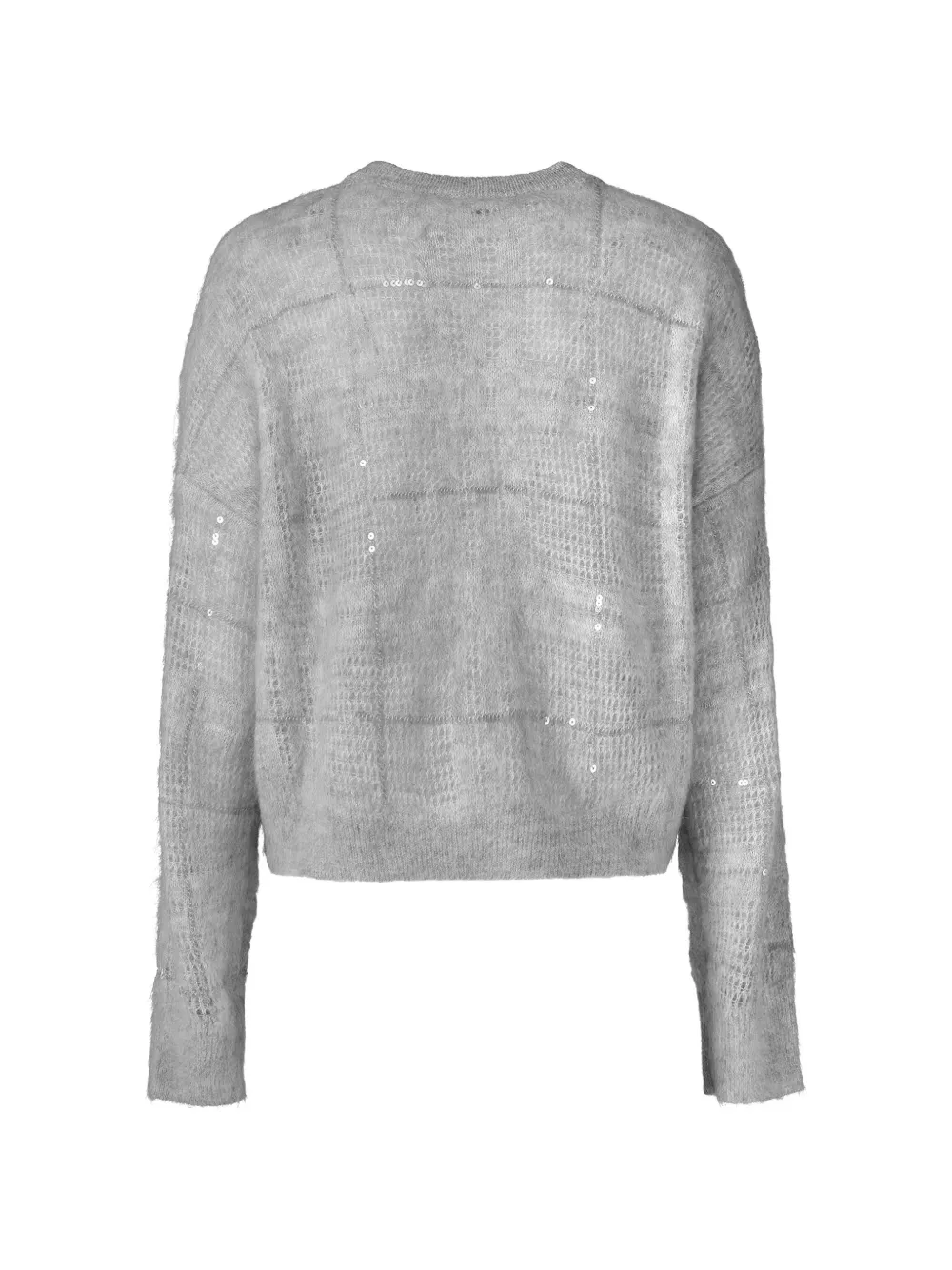 Brunello Cucinelli Trui met pailletten Grijs