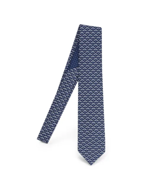 Ferragamo Tales-print silk tie