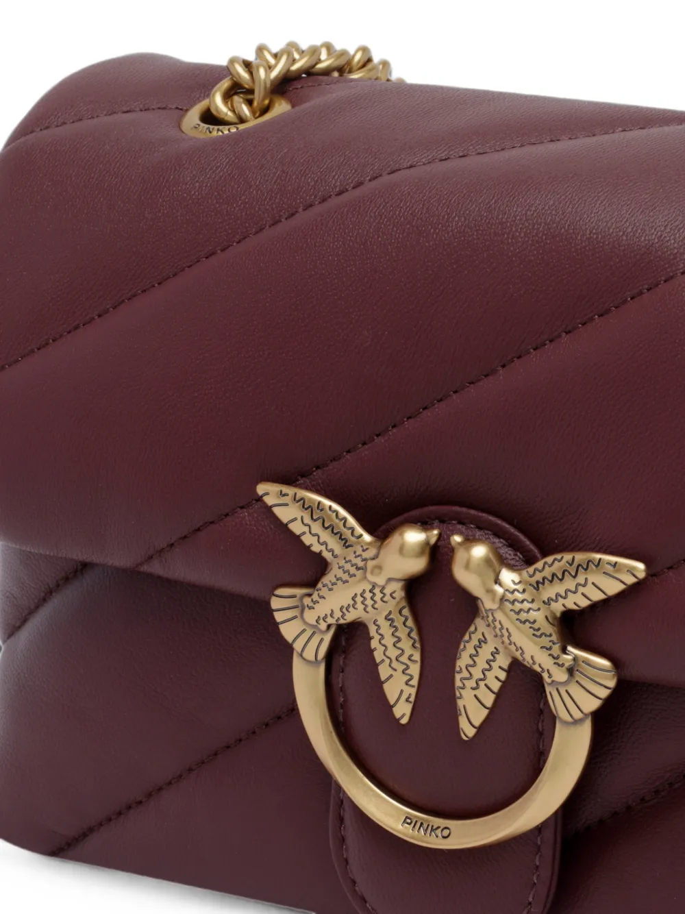 PINKO Love Birds schoudertas Rood