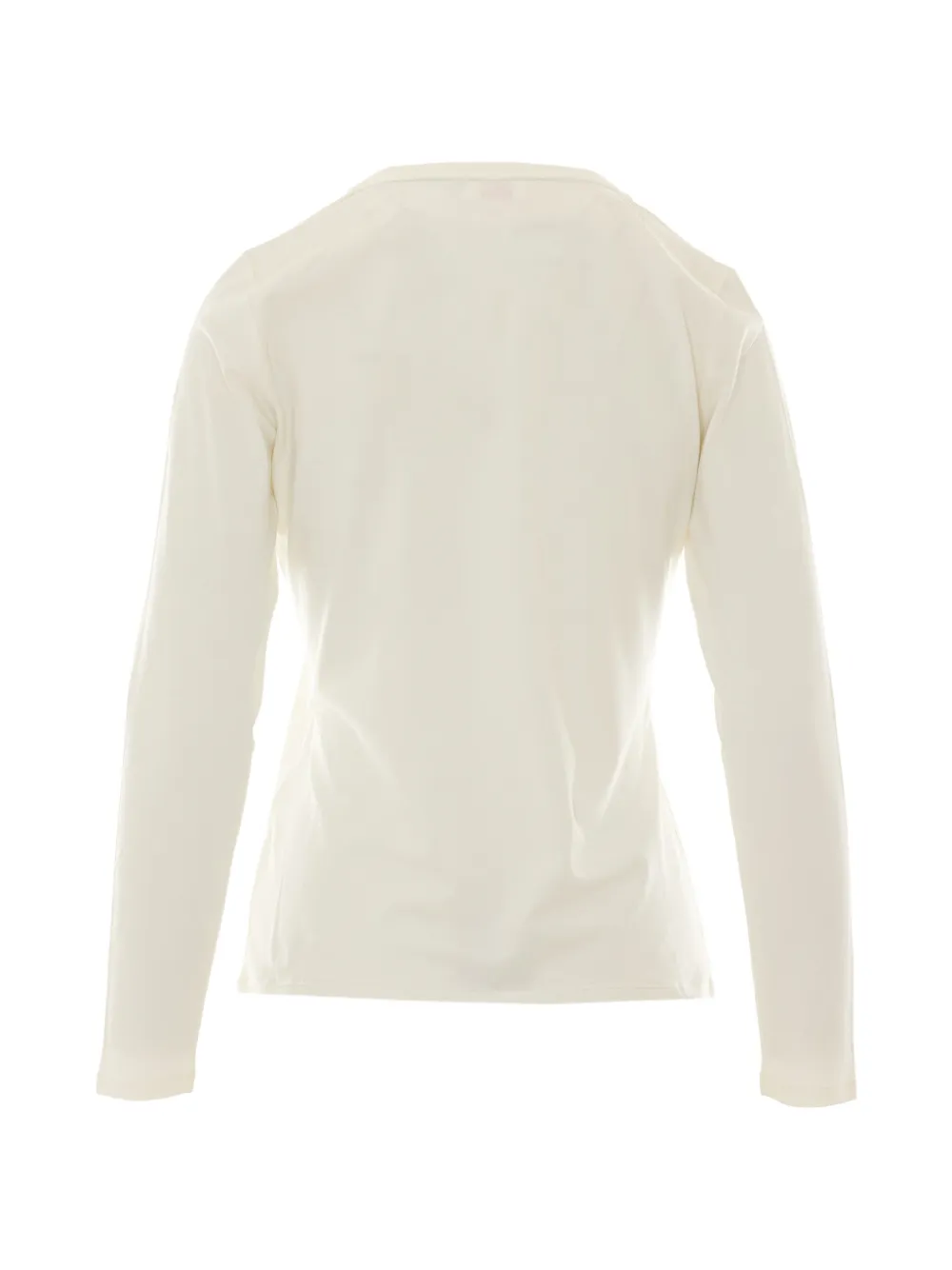 LIU JO T-shirt met pailletten en lange mouwen Wit