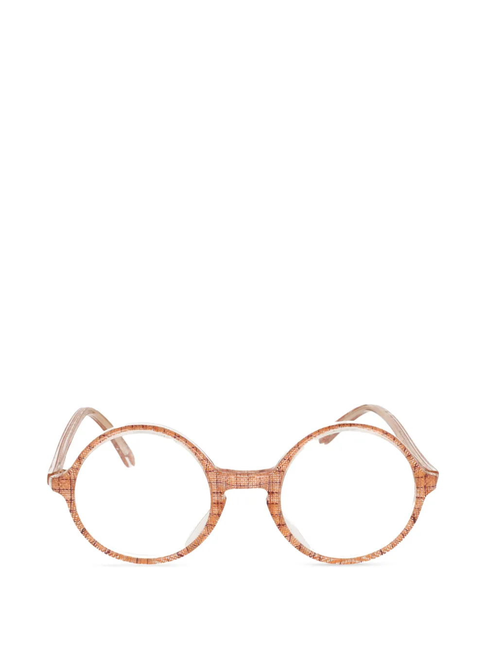 Vintage lunettes de vue à monture ronde - Marron