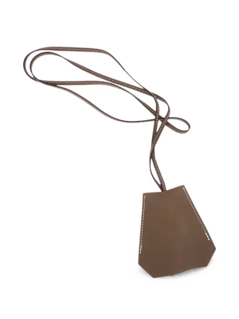 Hermès Pre-Owned 2018 Clochette logo-detail necklace