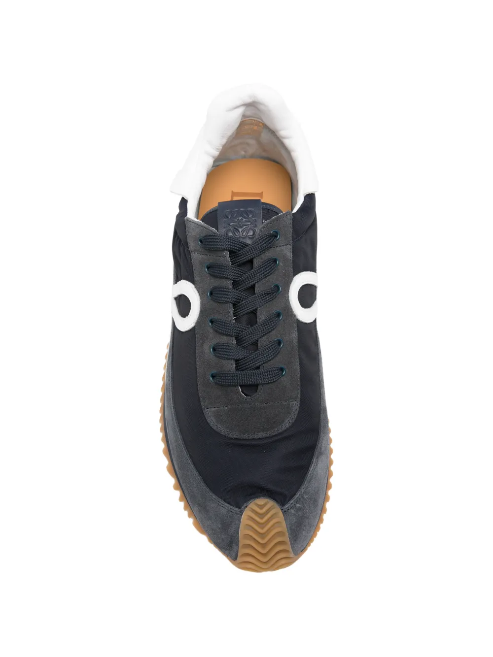 LOEWE Flow Runner 2.0 in nylon and suede sneakers Blauw