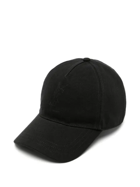 Saint Laurent Cassandre embroidered baseball cap