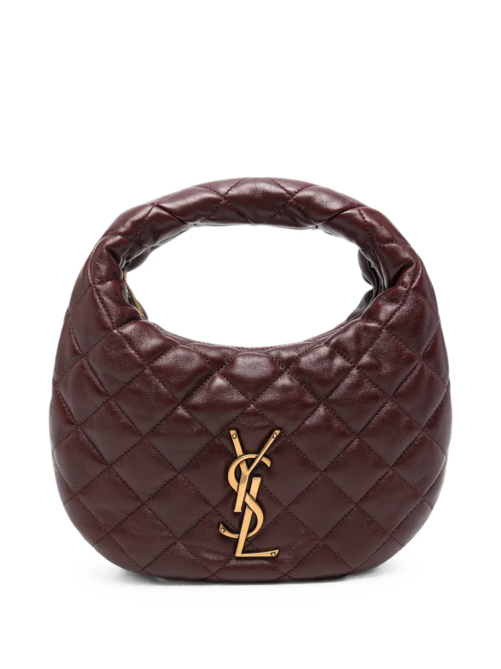 Saint Laurent Borsa a spalla YSL trapuntata - Rosso