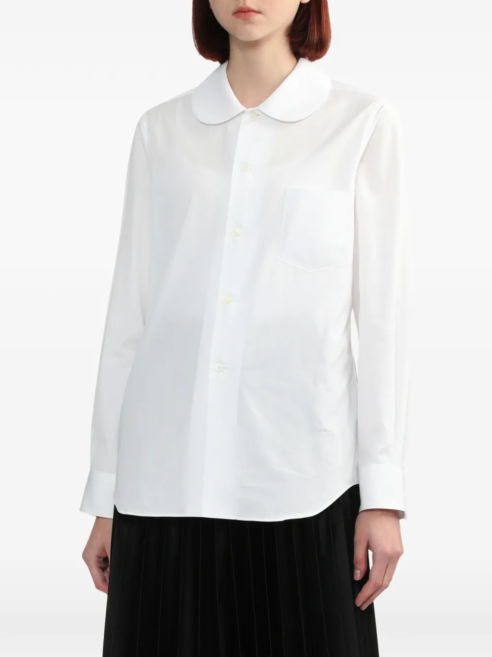 Comme Des Garçons Comme Des Garçons Shirt met Peter Pan kraag Wit