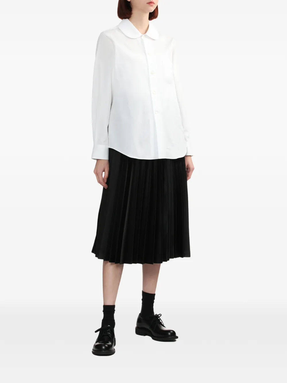 Comme Des Garçons Comme Des Garçons Shirt met Peter Pan kraag Wit