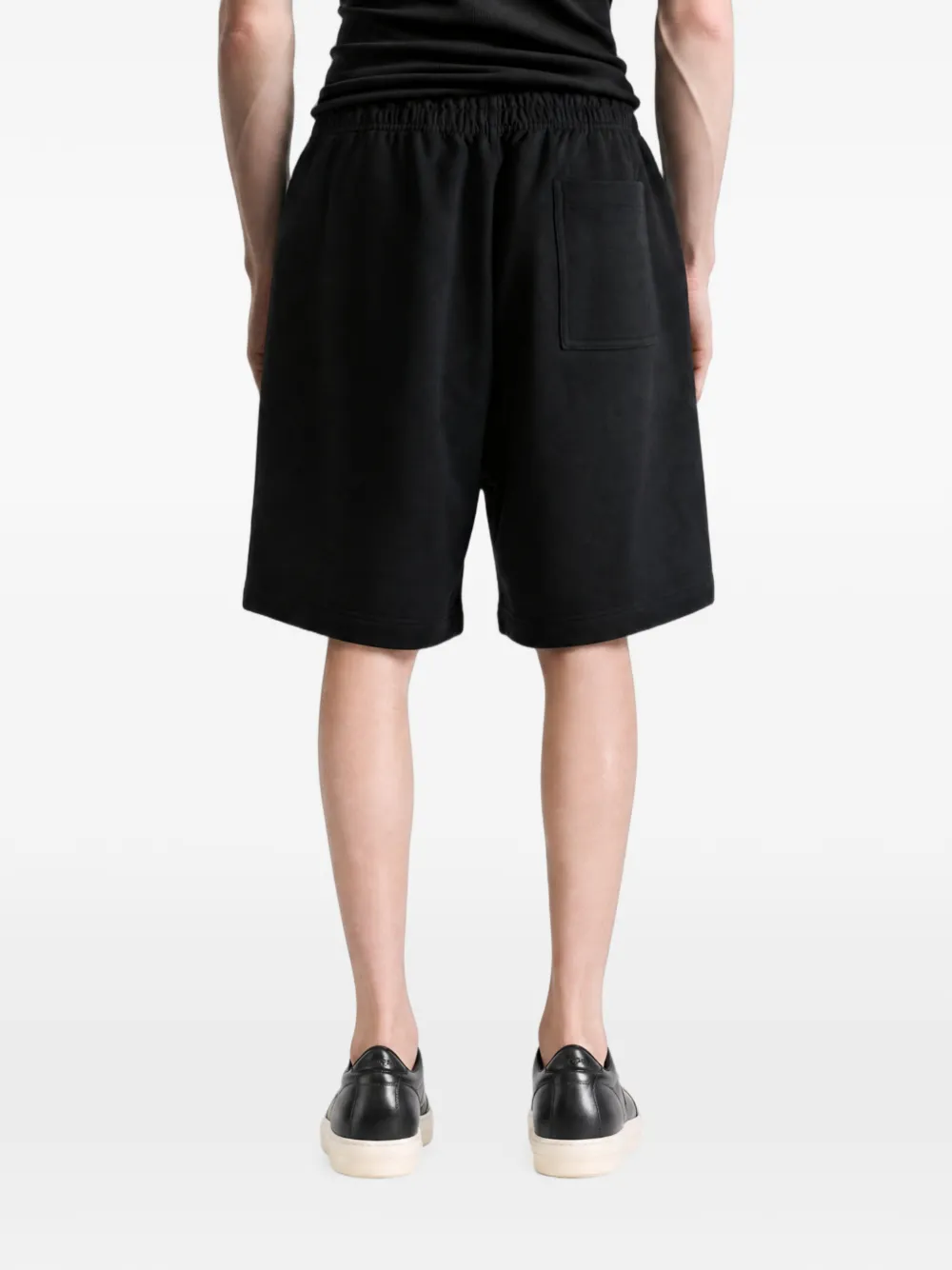 Burberry Knight Check katoenen shorts Zwart
