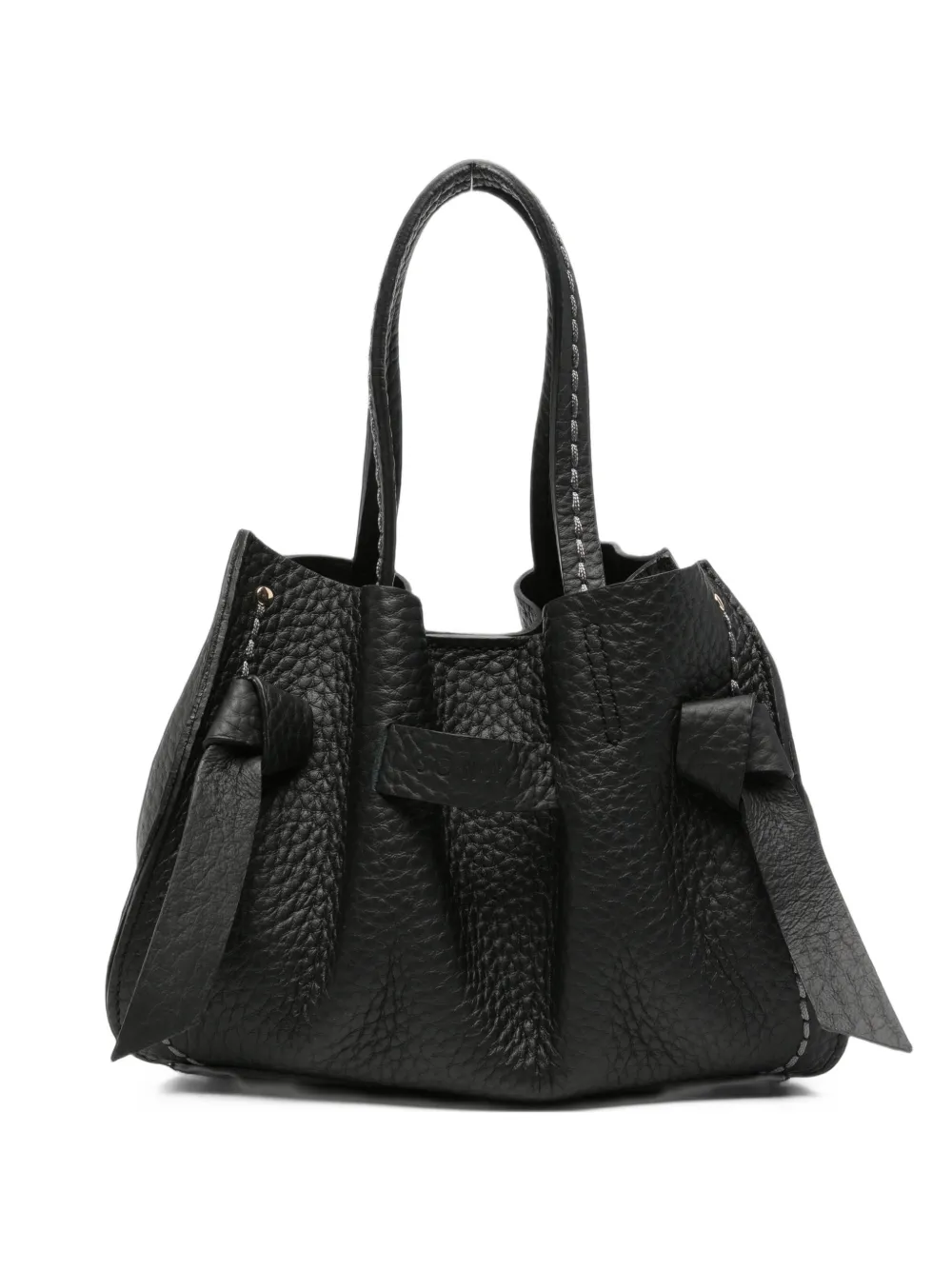VISONA` Vittoria grained leather mini bag