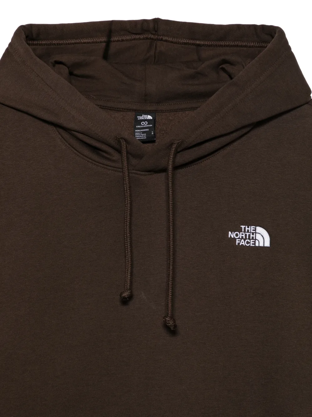 The North Face Hoodie met logoprint en trekkoord Bruin