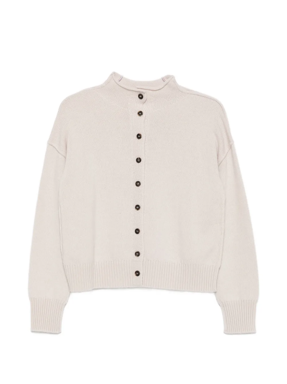 Vanisè Cardigan mit überschnittenen Schultern - Weiß