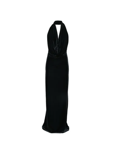Amazuìn Venus halterneck maxi dress
