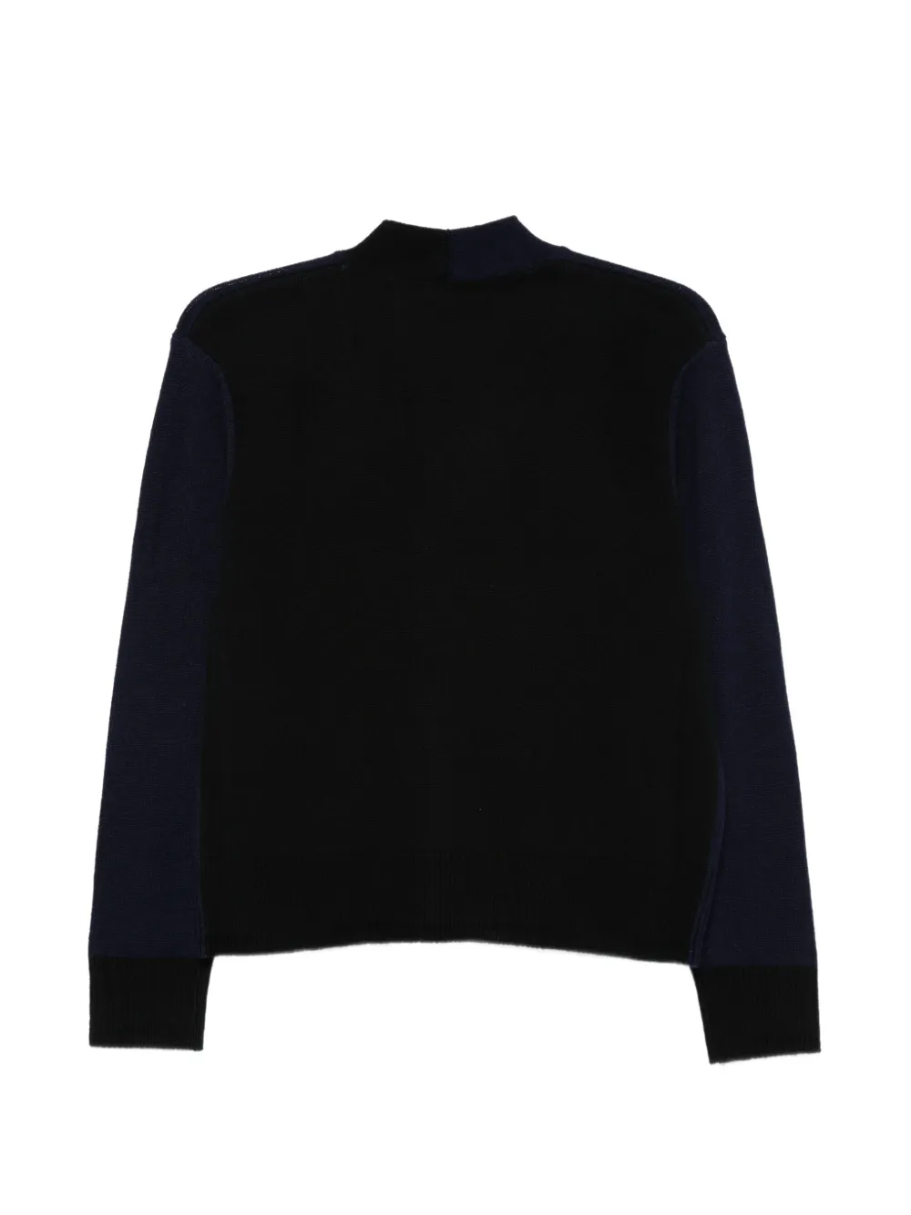 Majestic Filatures Vest met colourblocking Blauw