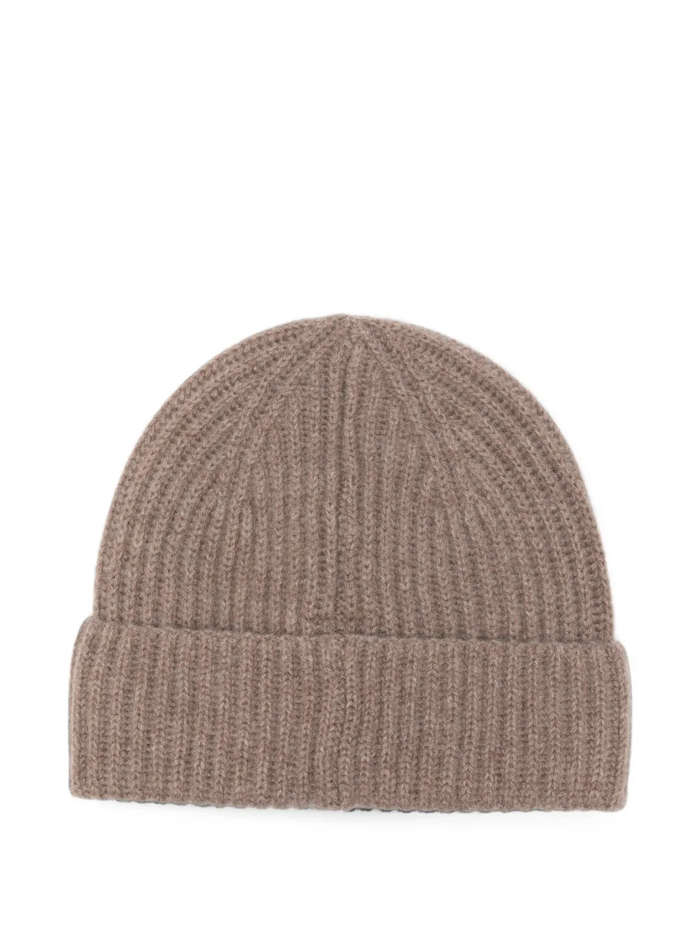 MC2 Saint Barth Wengen ribbed-knit cashmere beanie hat Bruin