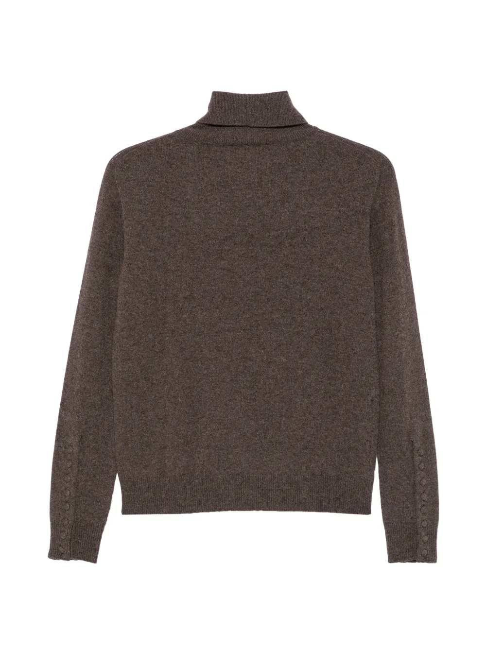 Vanisè turtleneck button-cuff sweater Bruin
