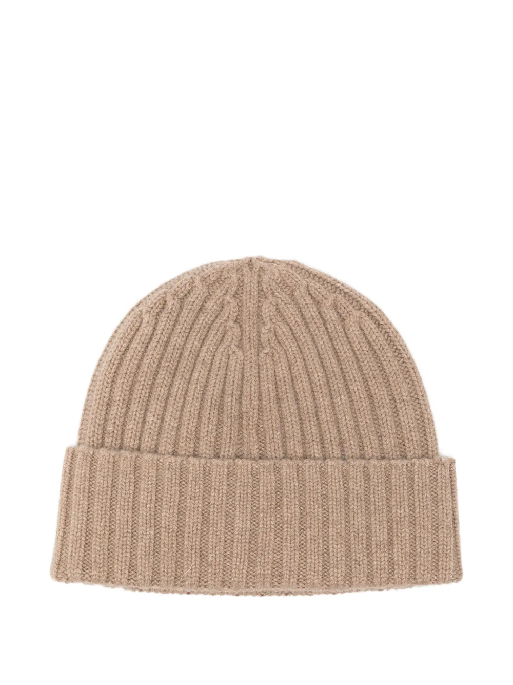 MC2 Saint Barth Wengen embroidered ribbed-knit beanie hat Beige