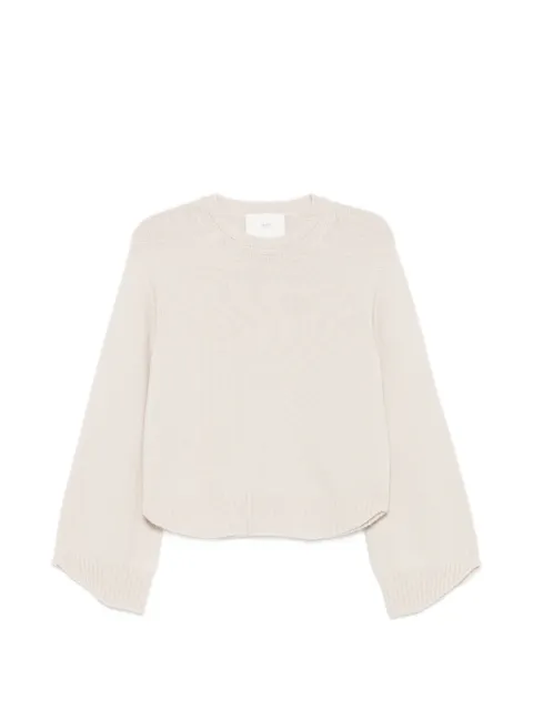 Vanisè curved-hem sweater
