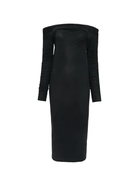 Amazuìn Janis off-shoulder ruched maxi dress