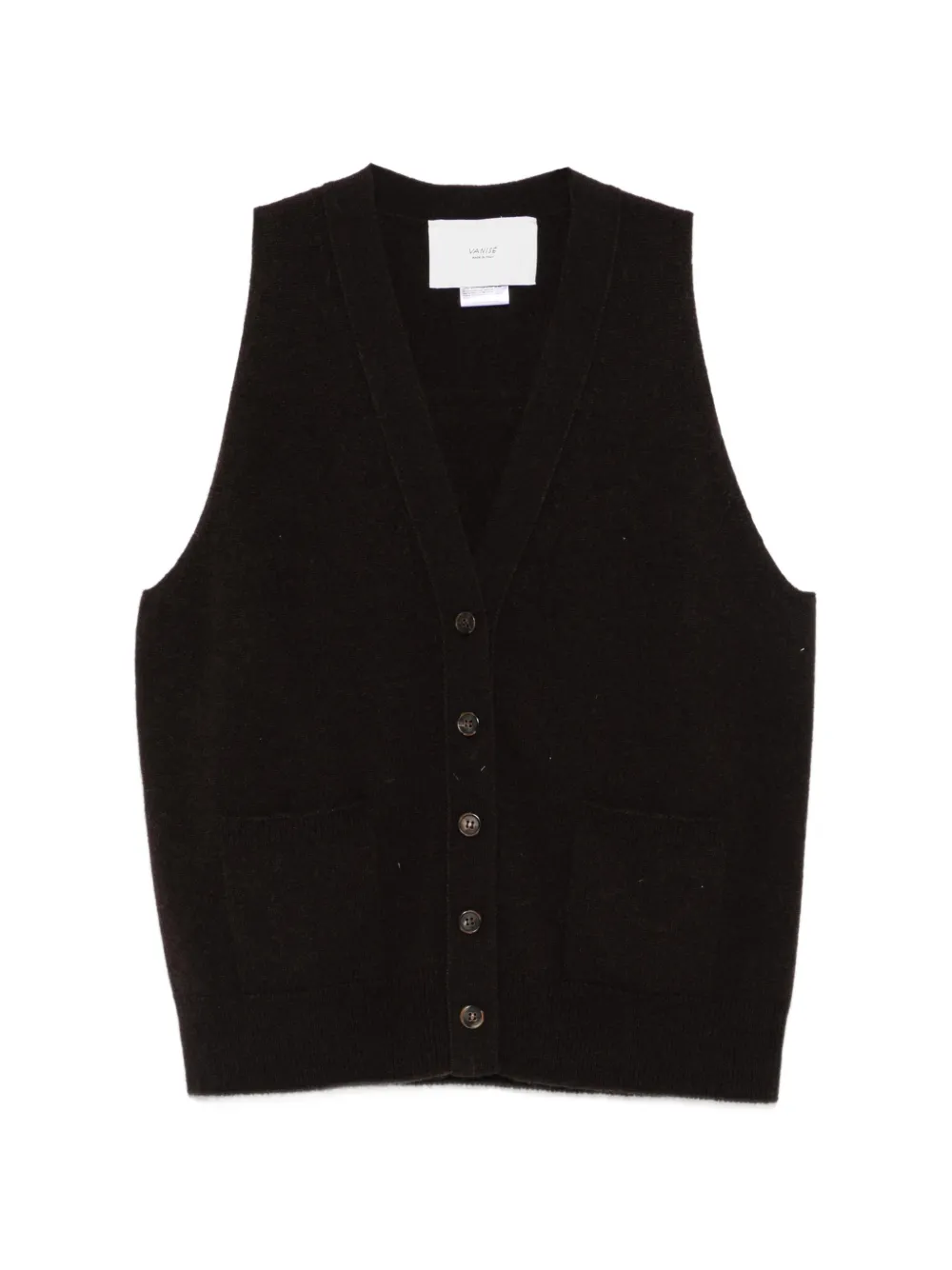 Vanisè cashmere V-neck cardigan - Marrone