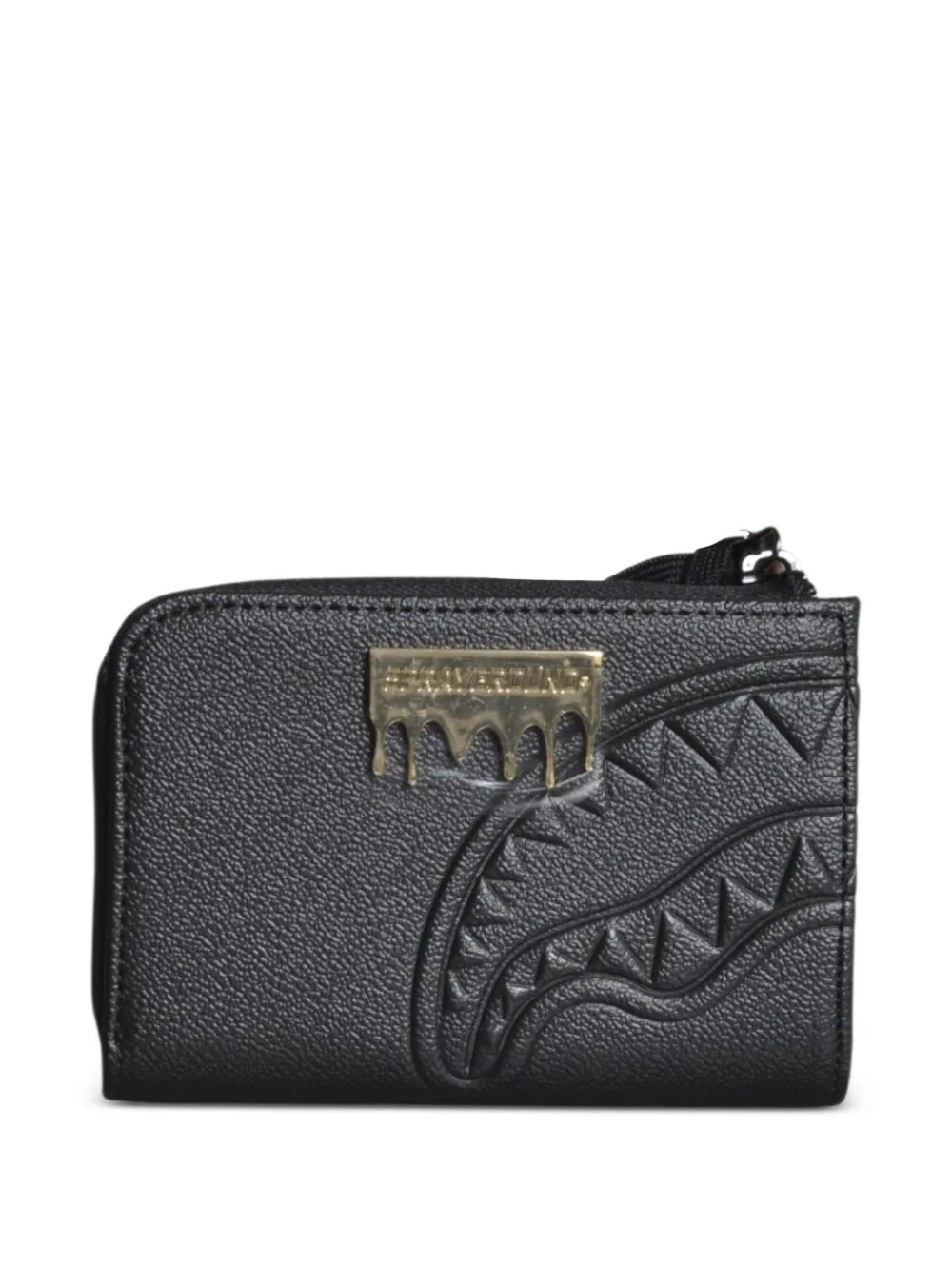 Sprayground Shark Mouth embossed wallet - Schwarz