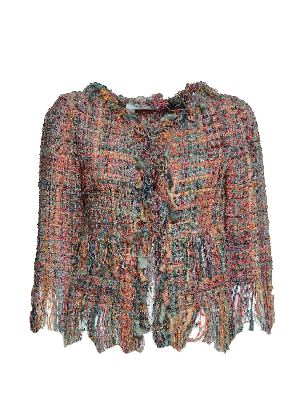 Charlott fringe-trimmed bouclé jacket