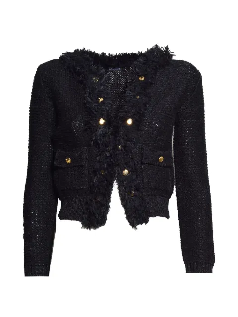 Charlott fringe-trim bouclé jacket