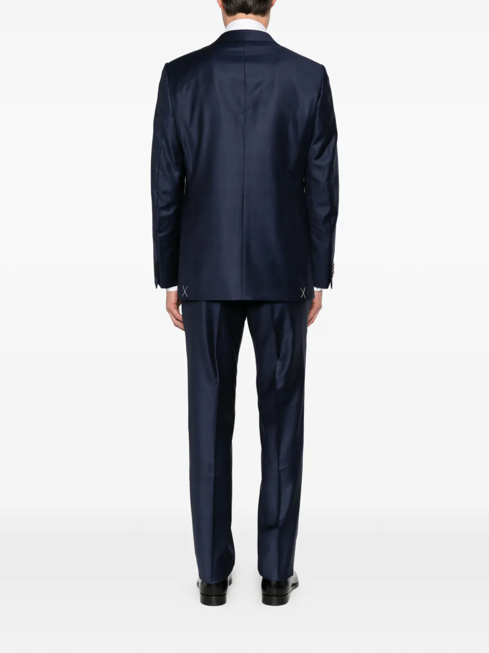 Zegna single-breasted suit Blauw