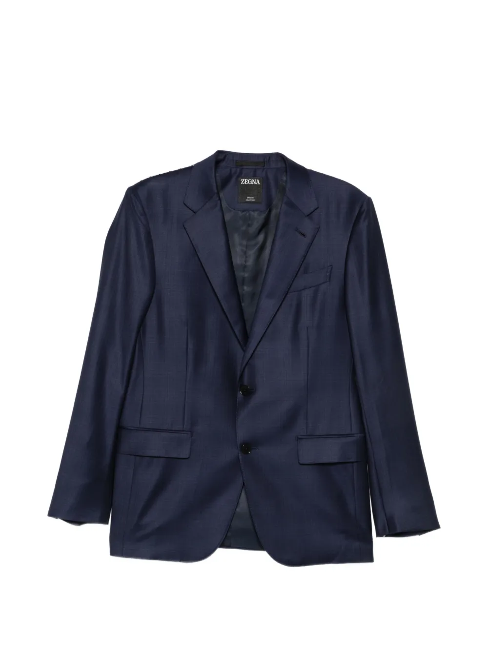Zegna single-breasted suit Blauw