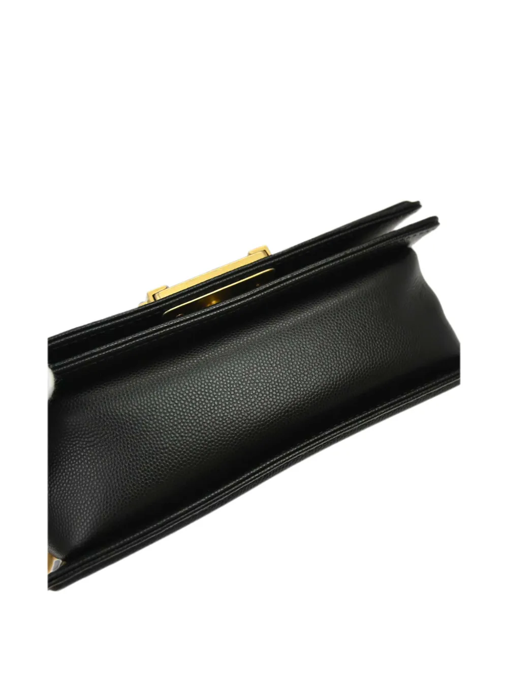 CHANEL Pre-Owned 2019 kleine Boy Chanel gewatteerde schoudertas Zwart