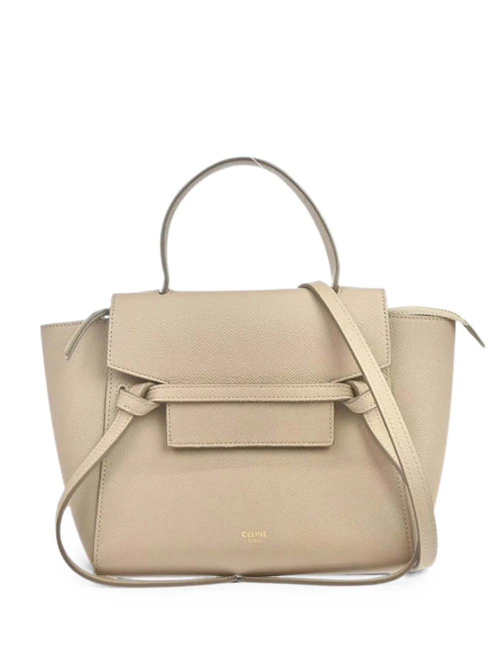 Celine Pre-Owned 2019 nano Belt two-way handbag - Nude