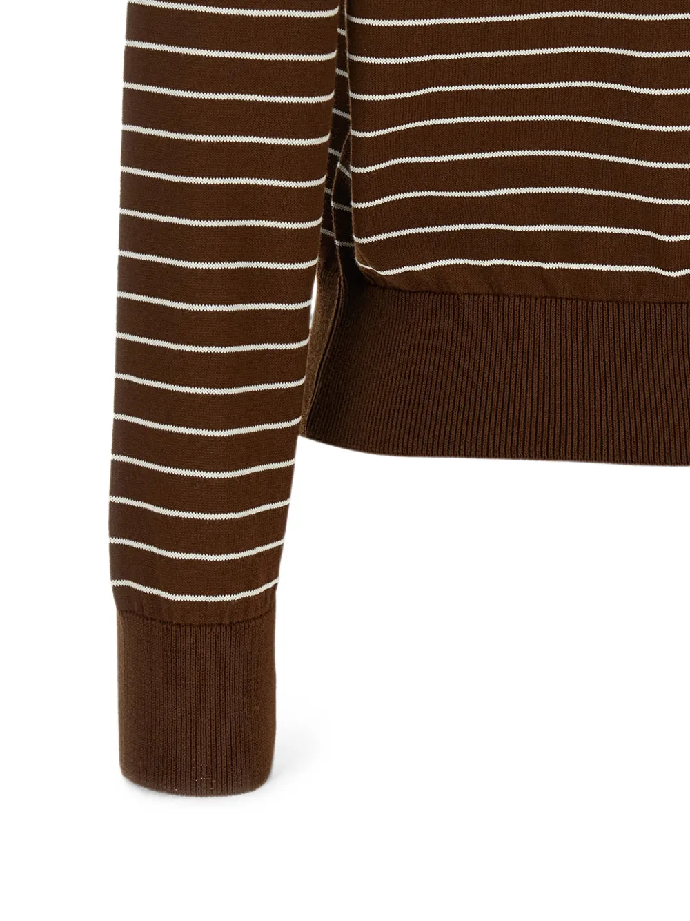 A.P.C. Sima gestreepte trui Bruin