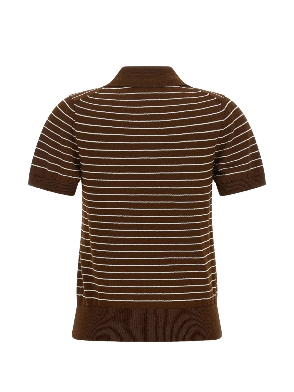 A.P.C. Aline gestreept poloshirt Bruin