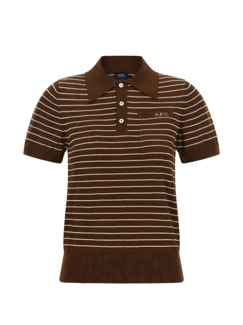A.P.C. playera tipo polo Aline