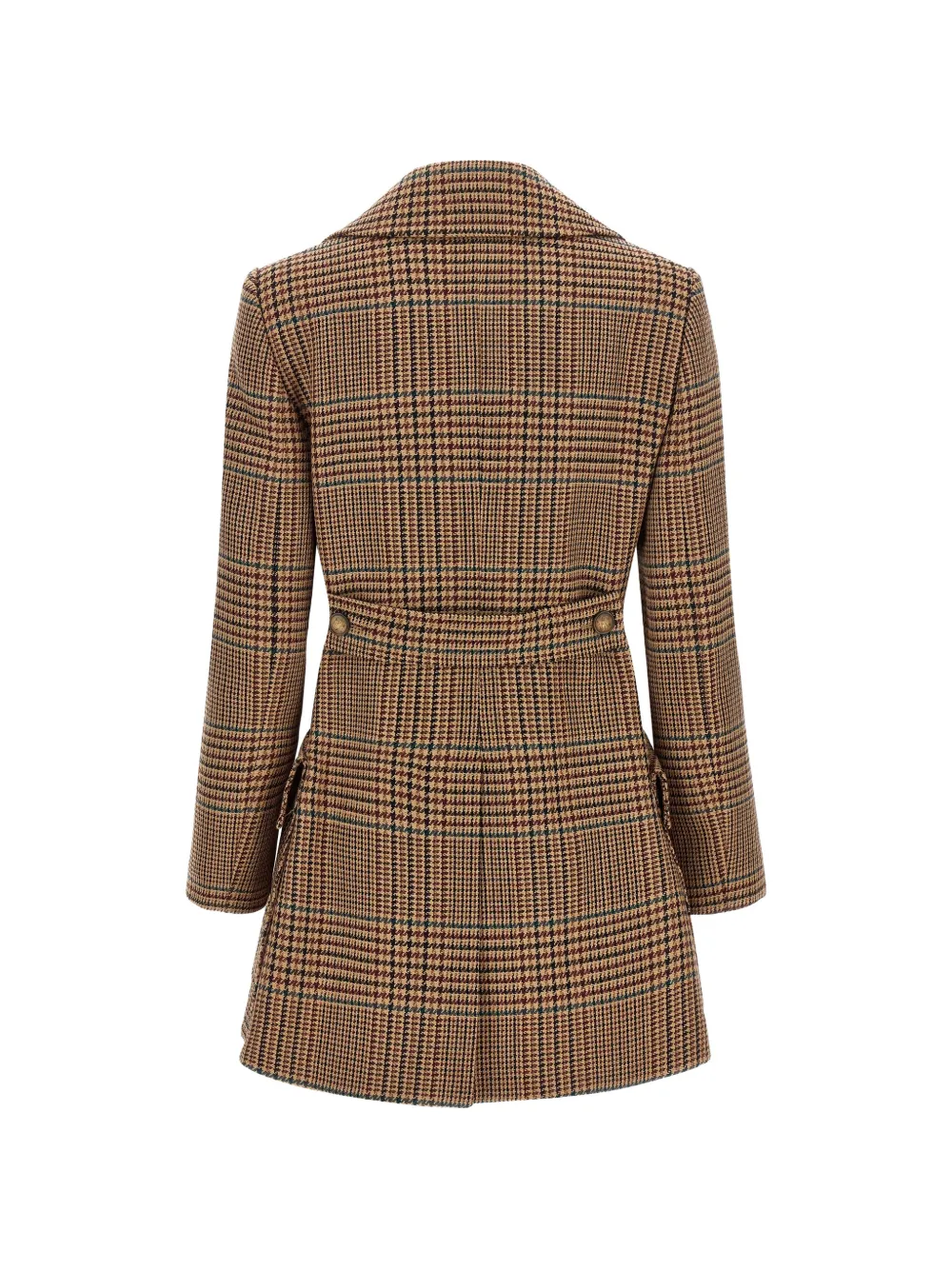 ETRO Mantel met dubbele rij knopen Bruin
