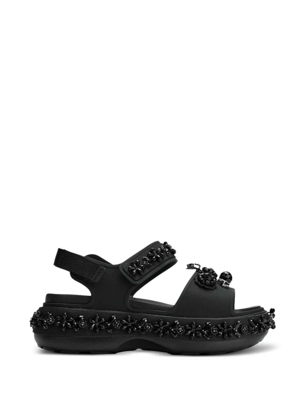 Crocs x Simone Rocha Soho crystal-embellished floral-detail sandals - women - Polyethylene vinyl acetate (PEVA)/Polyethylene vinyl acetate (PEVA)...