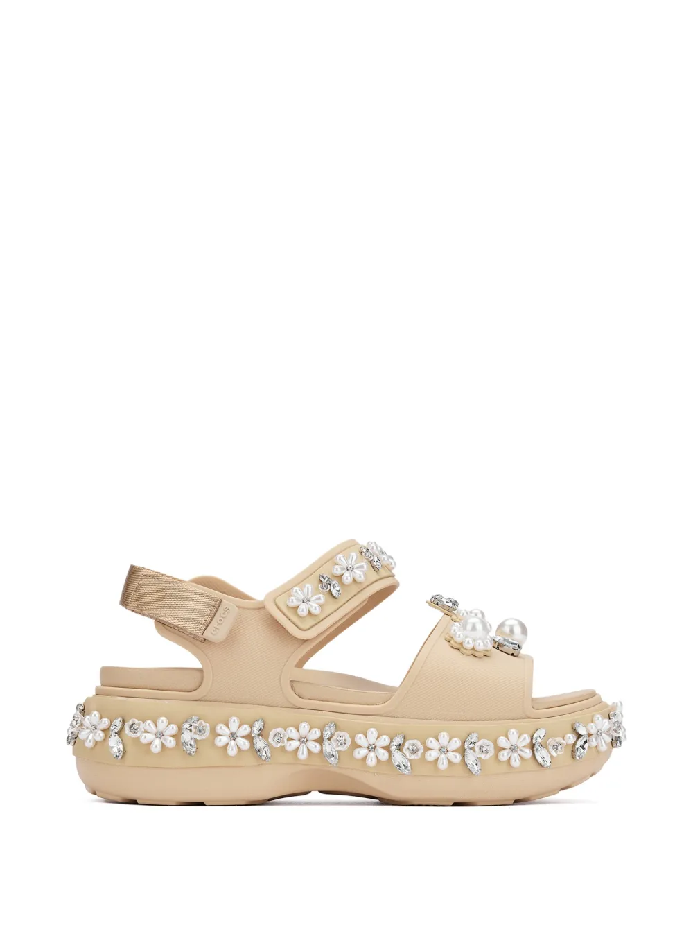 Crocs x Simone Rocha Soho faux-pearl floral-embellished sandals
