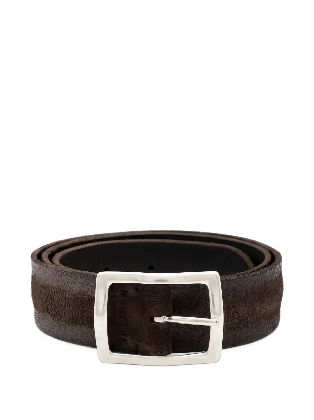 Orciani Hunting reversible suede belt - Marrone