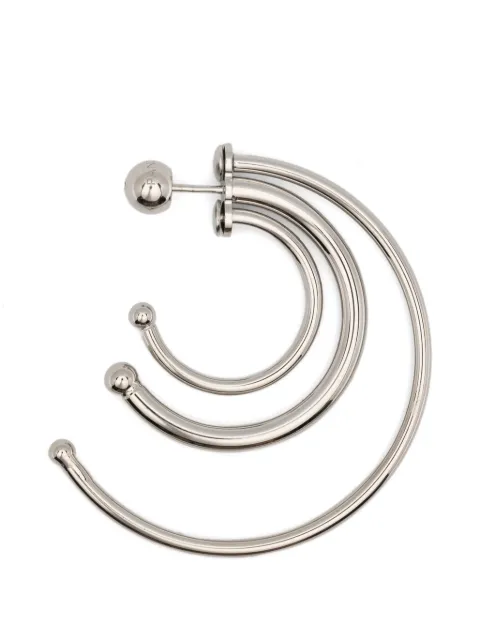 Panconesi Pierced Solar triple-hoop earrings