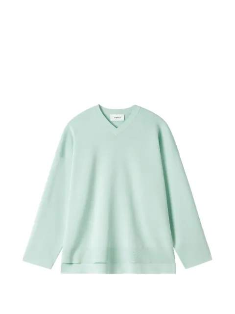 Enföld V-neck drop-shoulder sweater