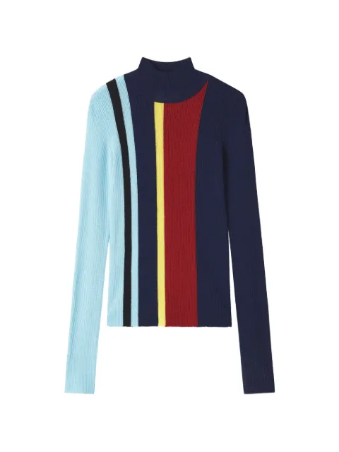 Enföld ribbed-knit striped sweater